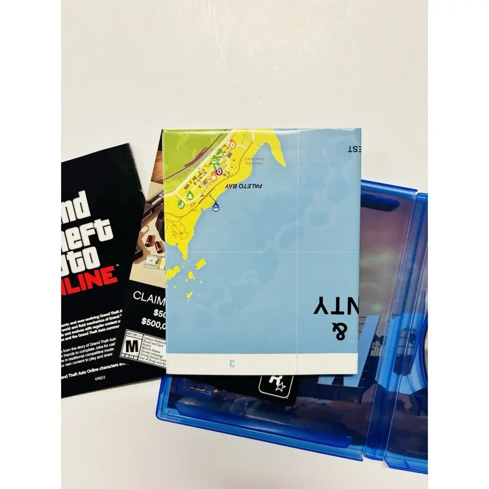 Grand Theft Auto V, GTA 5 (Sony PlayStation 4, 2014) - Complete Tested Works VG
